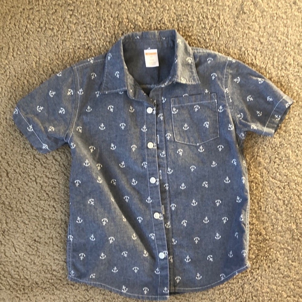 Boat anchor button down